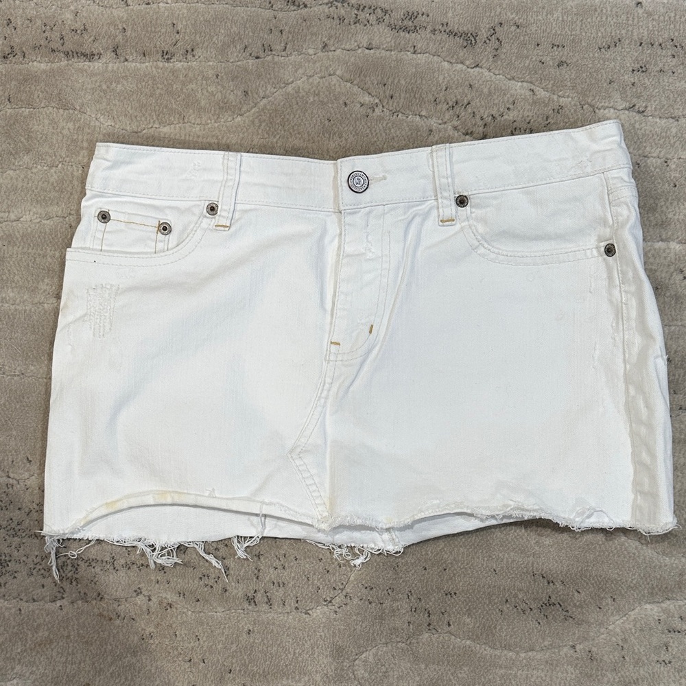 American Eagle Outfitters White Mini Skirt Size 8